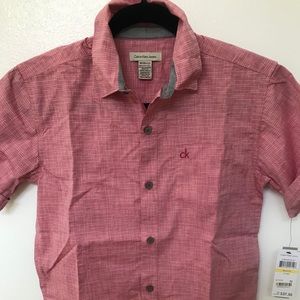 Calvin Klein Button Down Short Sleeve Shirt